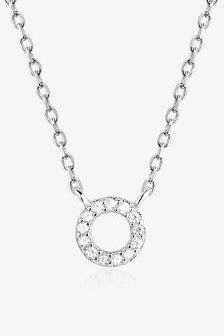 L To P Zircon 925 Sterling Silver Necklace