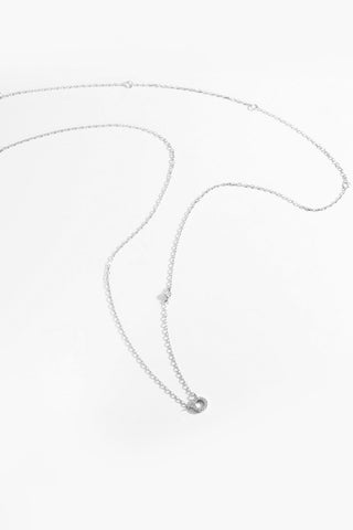 L To P Zircon 925 Sterling Silver Necklace